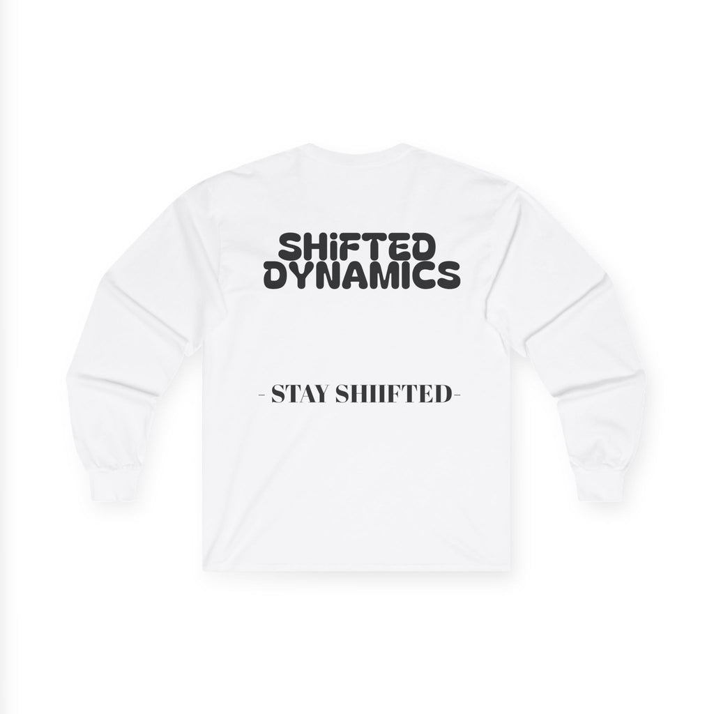 Shifted Dynamics logo long sleeve tee | Stay Shifted graphic shirt