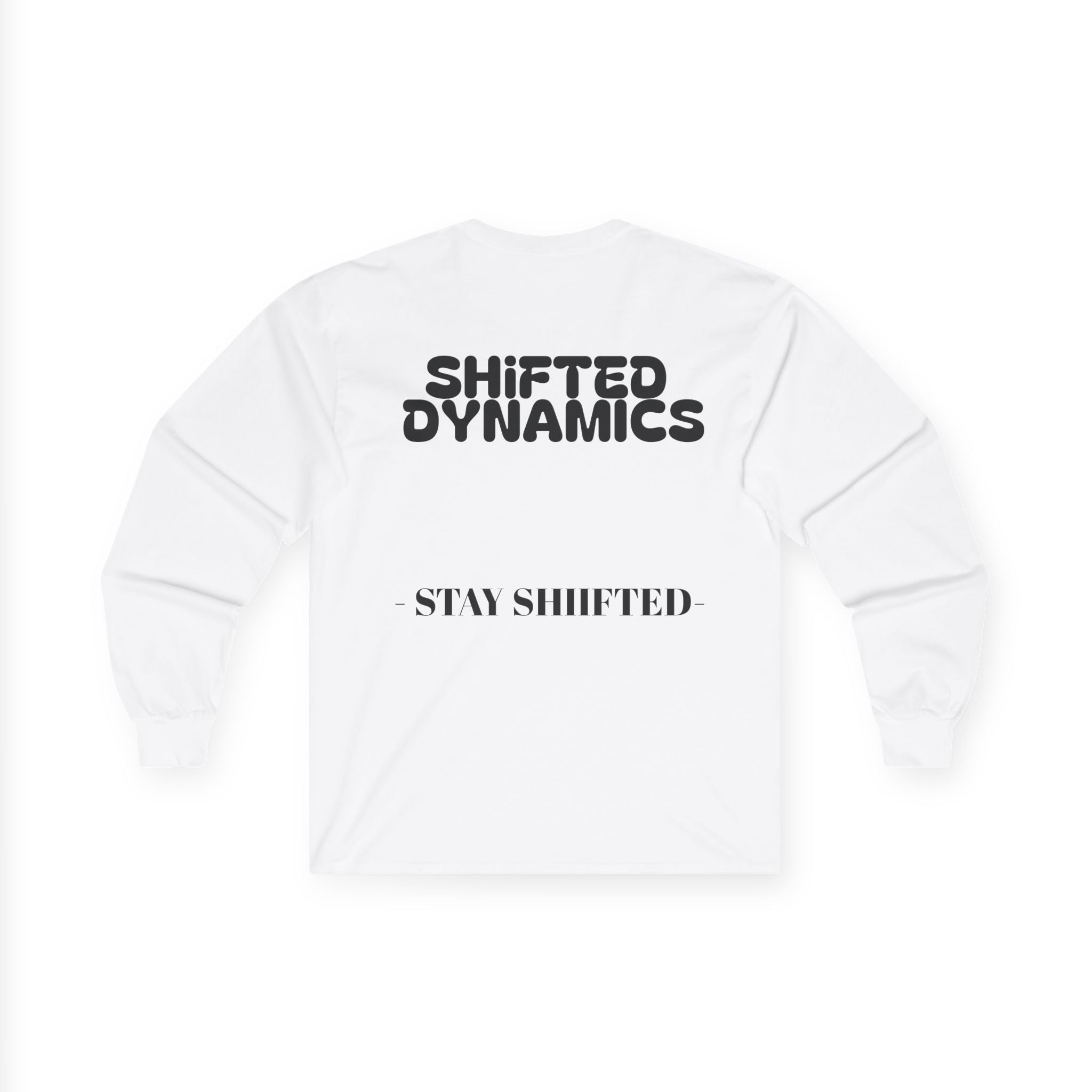 Shifted Dynamics logo long sleeve tee | Stay Shifted graphic shirt