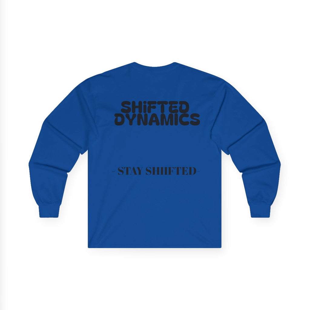 Shifted Dynamics logo long sleeve tee | Stay Shifted graphic shirt