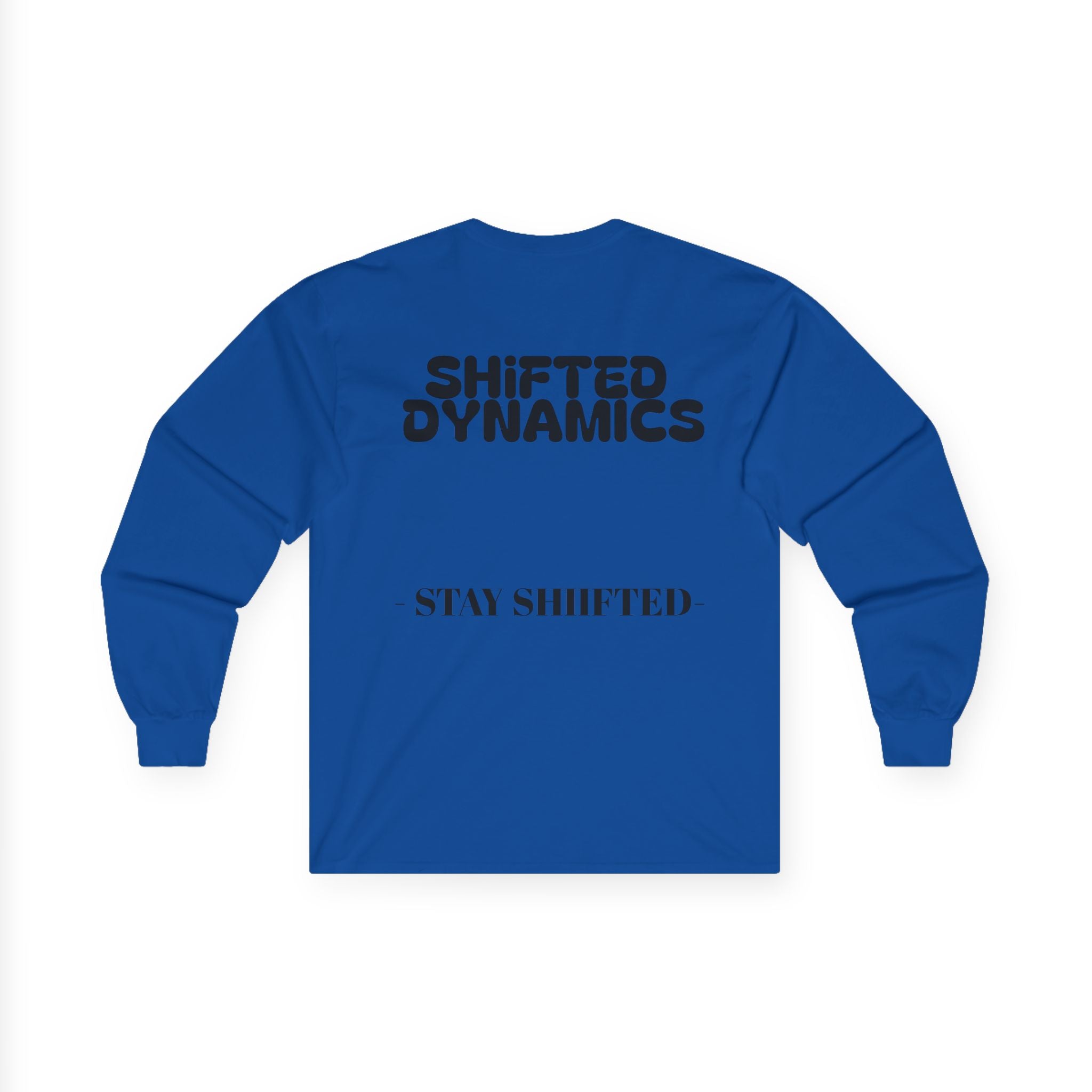 Shifted Dynamics logo long sleeve tee | Stay Shifted graphic shirt