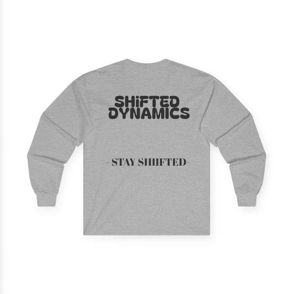 Shifted Dynamics logo long sleeve tee | Stay Shifted graphic shirt