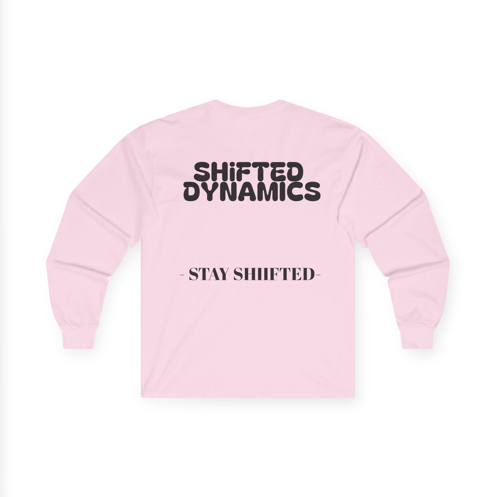 Shifted Dynamics logo long sleeve tee | Stay Shifted graphic shirt